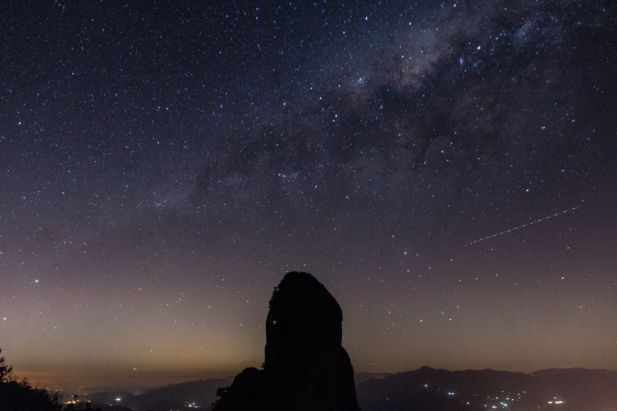 Vista panorâmica da Serra da Mantiqueira
